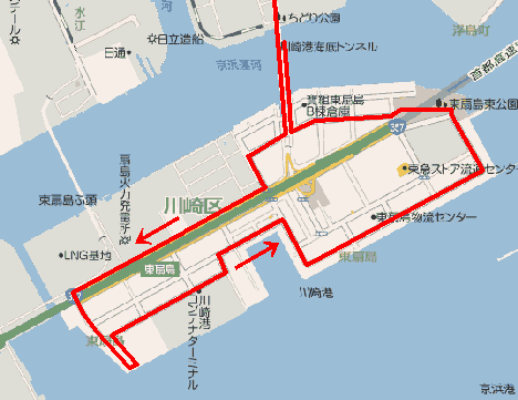 大黒ふ頭サイクリング