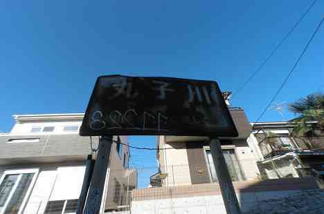 等々力渓谷を行く