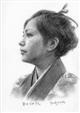 海の彼方を見つめるりみさん